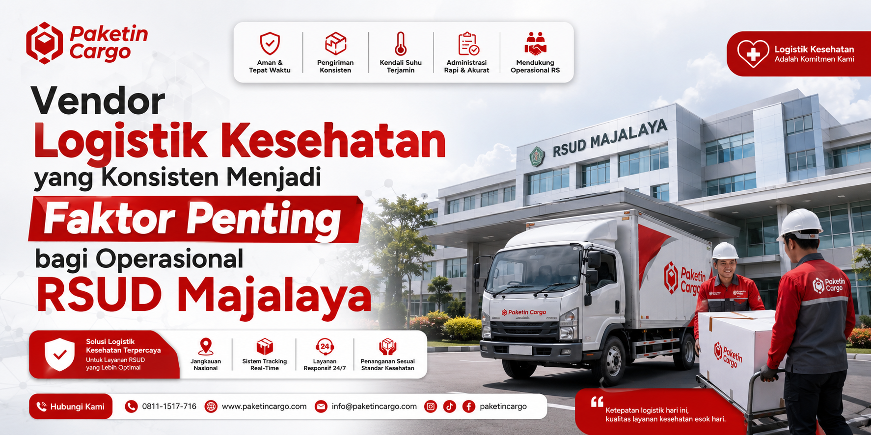 Vendor Logistik Kesehatan yang Konsisten Menjadi Faktor Penting bagi Operasional RSUD Majalaya