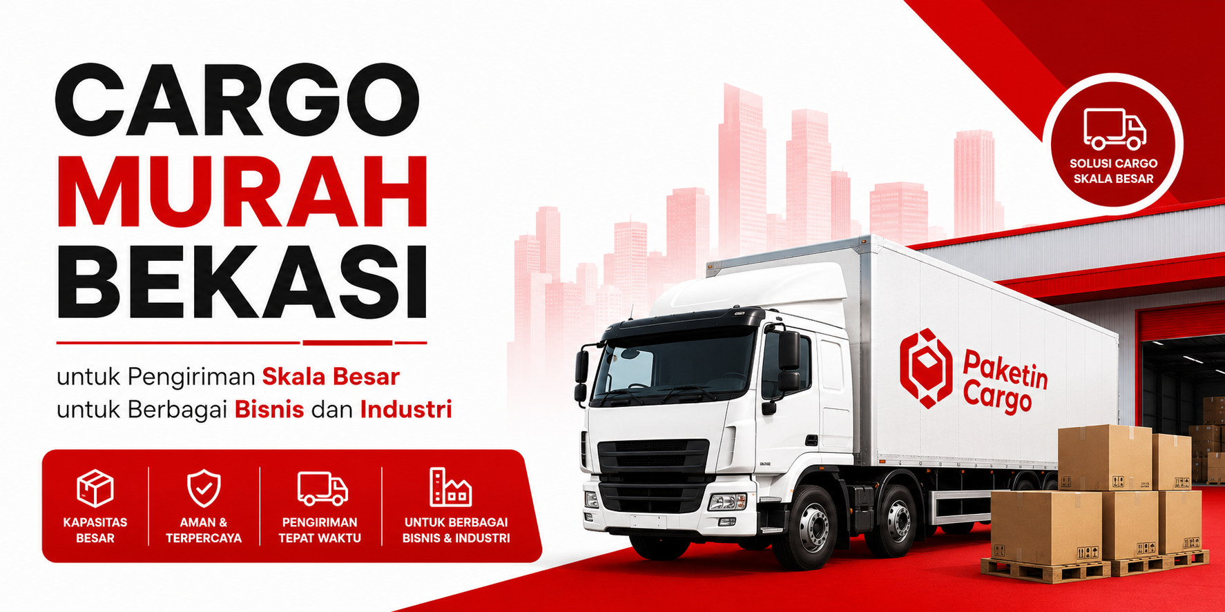 cargo murah bekasi untuk pengiriman barang skala besar