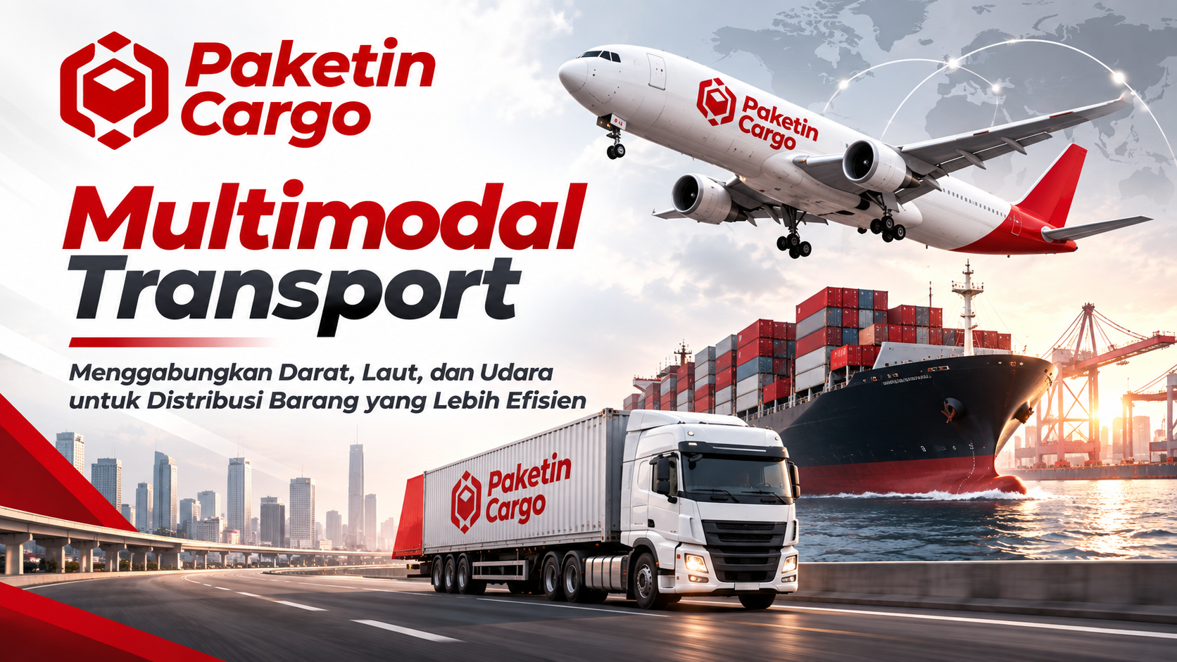 Multimodal Transport. Menggabungkan Darat, Laut, dan Udara untuk Distribusi Barang yang Lebih Efisien