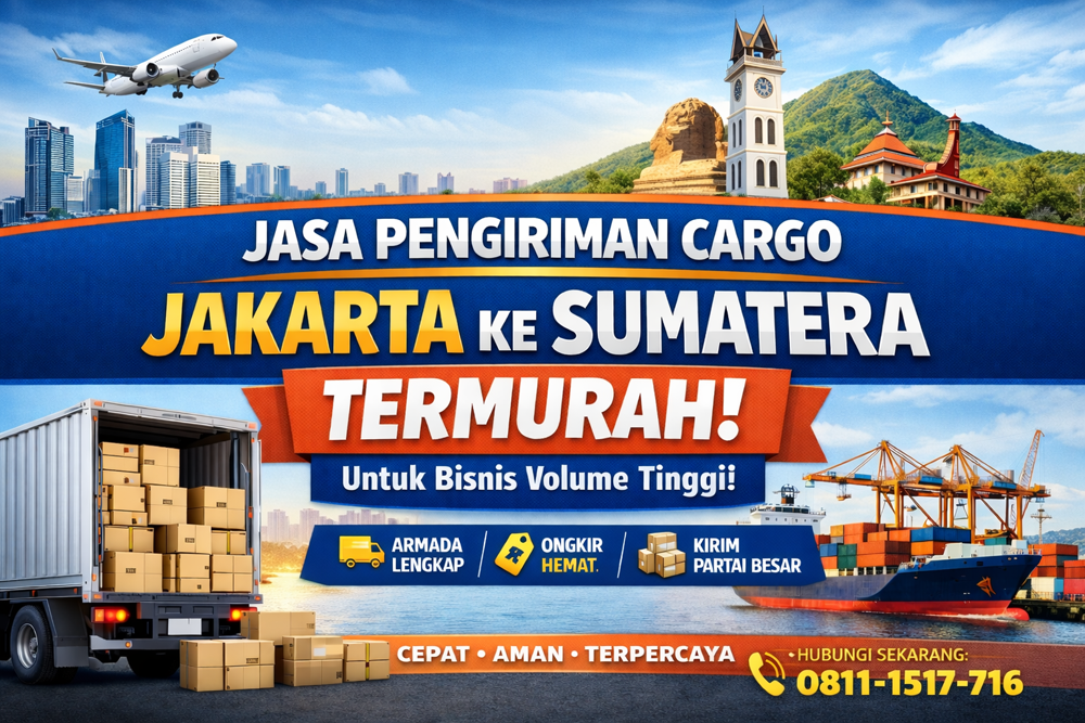 Jasa Pengiriman Cargo Jakarta ke Sumatera Termurah untuk Bisnis Volume Tinggi