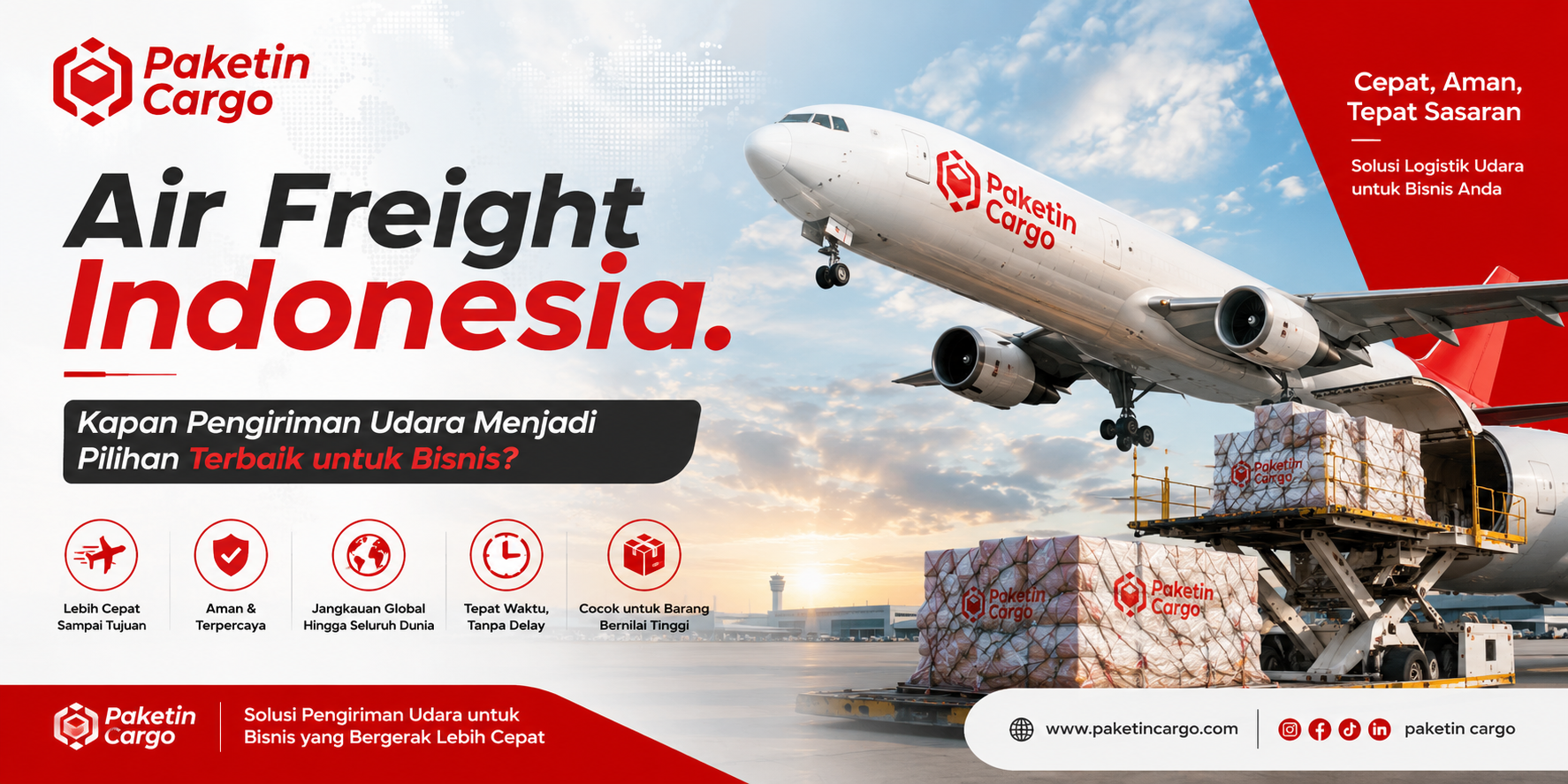Air Freight Indonesia. Kapan Pengiriman Udara Menjadi Pilihan Terbaik untuk Bisnis?