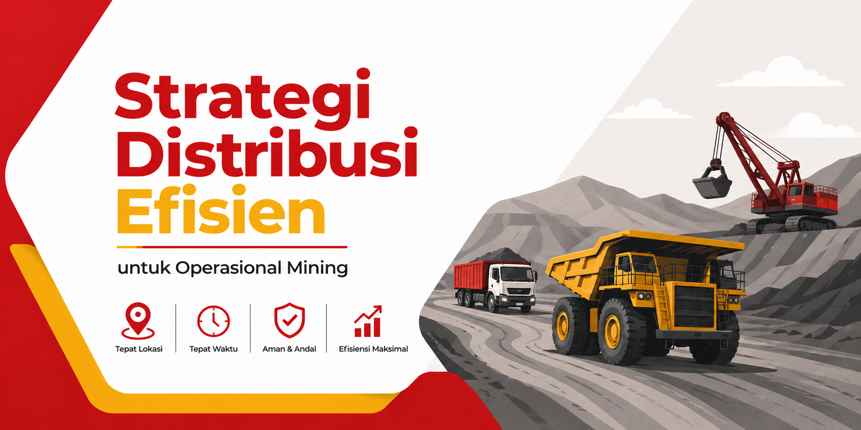 strategi distribusi logistik site tambang untuk operasional mining